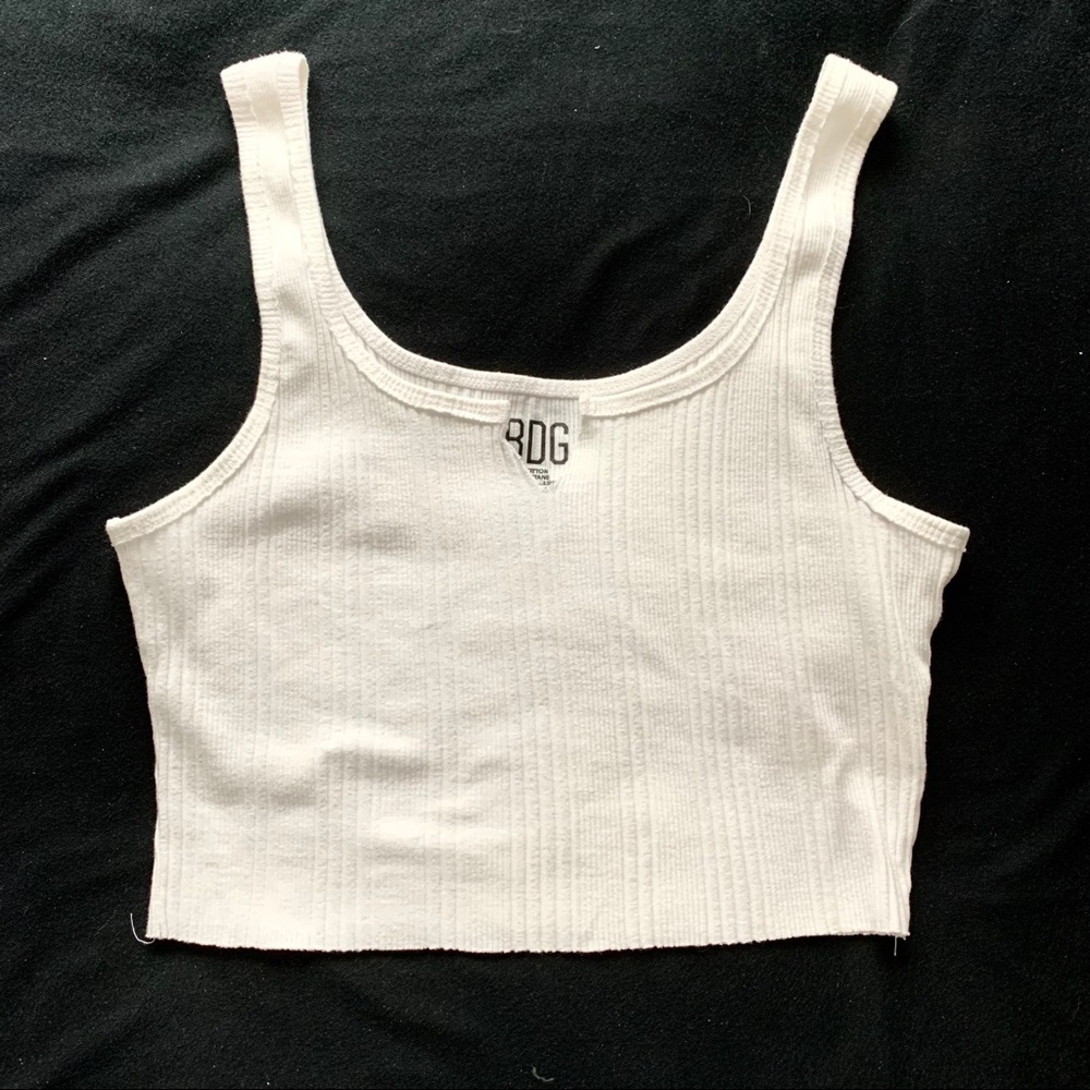 Urban Outfitters BDG Cropped Shaylee Notch Tank